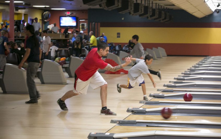 Bowling Strokes for All Ages at Valley Center Bowl